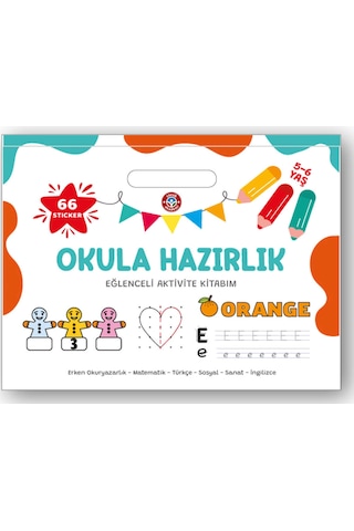 Okula Hazırlık Eğlenceli Aktivite Kitabım