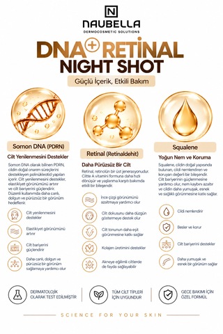 Dna Retinal Night Serum Yaşlanma Karşıtı Cilt Serumu