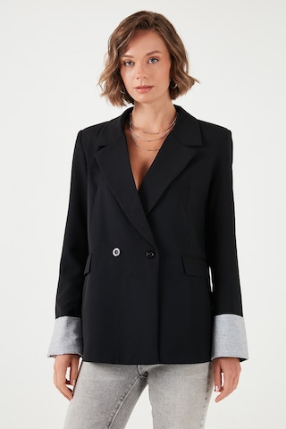 Lela Regular Fit Kruvaze Yaka Blazer Bayan Ceket 611Bc00025 Siyah