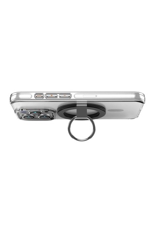 Joko Apple Uyumlu iPhone 15 Kılıf Crystal Magsafe Kapak - Şeffaf Çok Renkli