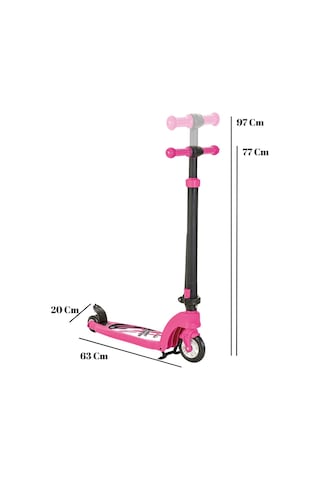 6+ Yaş Sport Scooter Çift Tekerli Pembe
