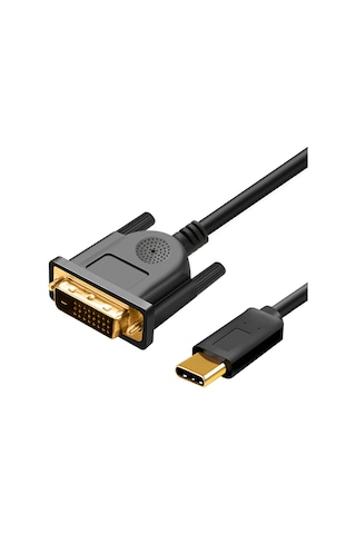 Qgeem UA18 USB-C DVI Adaptörü 4K Tip-C Kablosu 1.2 Metre