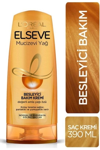 Elseve Mucizevi Yağ Besleyici Saç Bakım Kremi 390 ML
