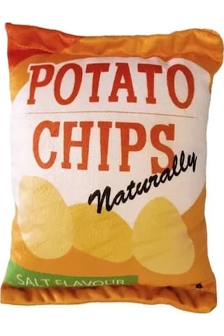 Tineke Cips Dayanıklı Sesli Köpek Oyuncağı Patato