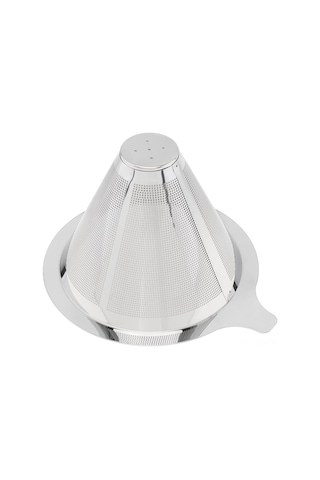 Kosona 304 Paslanmaz Çelik Kahve Filtresi, Kağıt Olmadan Tekrarlı Kullanım, 2-4 Bardak Kapasitesi, Isıya Dayanıklı, Kolay Temizlenir Kırmızı Sarı