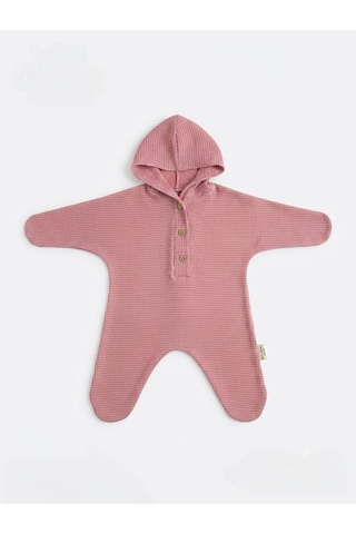 Asiltr Yıldız Şekilli Bebek Tulumu Pembe