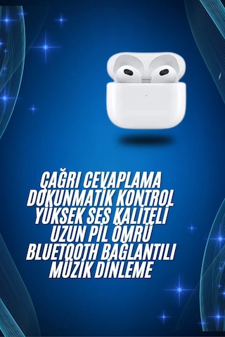 Hepsi 3.nesil İos Android Uyumlu Bluetooth 5.0 Beyaz Çhassasiyet Cevaplama Yeni Nesil Najmaddin