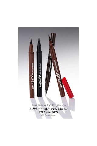 Clio Superproof Pen Liner Kill Brown 03 Cacao Brown