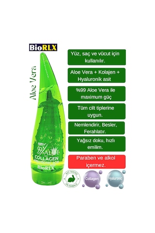 Biorlx Collogen Aloe Vera Jeli 250 ML