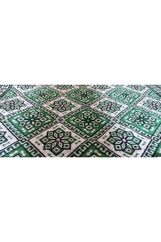 Algelsineve Makine Dokuması Çiçekli Desen 3 Mekik Kalın Kilim
