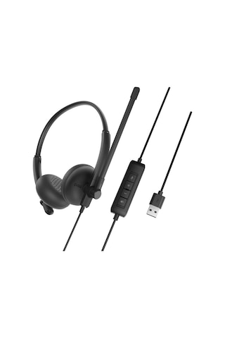 Dell Wh125 Stereo Kablolu Kulaklık Siyah