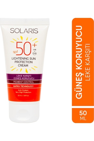 Solaris Güneş Kremi Leke Karşıtı SPF 50+ 50 ML
