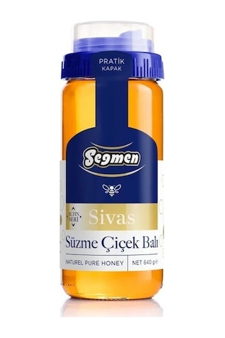 Seğmen Sivas Süzme Çiçek Balı 640 G