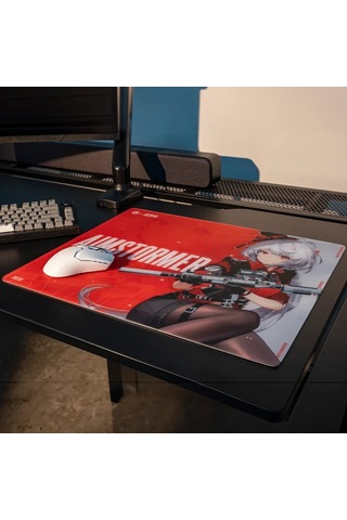 Dream Gamer Aim Stormer Float Glass Mousepad - Control Yüzey Red 2-500 X 400 Mm
