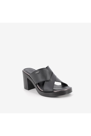IGI&Co Nero Black Terlik Kadın 1194200 Igı&co Dfb 11942 With Hell Black siyah