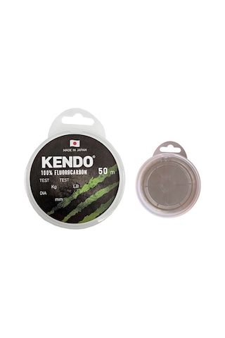 Kendo 100% Fluorocarbon White 50mt 0.25mm Misina Kendo 100% Fluorocarbon White 50mt 0.25mm Misina