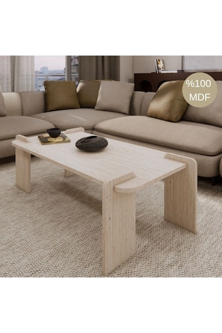 Fuji Dekoratif Orta Sehpa Traverten