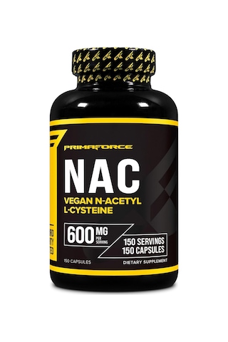 Primaforce N.a.c Vegan N-acetyl L-cysteine 600 Mg 150 Caps Aromasız