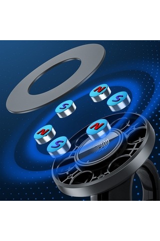 Luckysouk Manyetik Cep Telefonu Tutacağı - Siyah Siyah Torpido Üstü Evet Yok Ezro7a