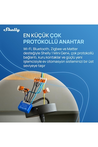 Shelly 1 Mini Gen4 Akıllı Röle