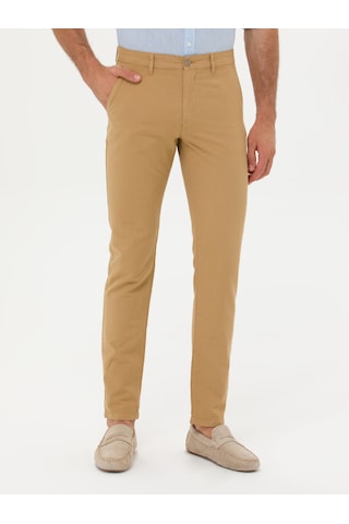 Cacharel Erkek Camel Pantolon Kanvas-chino 50266873-vr015 Kahverengi