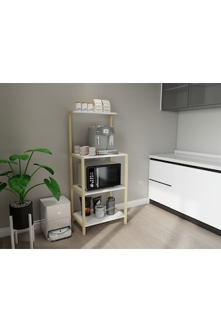 Sali Kahve Köşesi Çok Amaçlı Mutfak Mikrodalga Dolabı