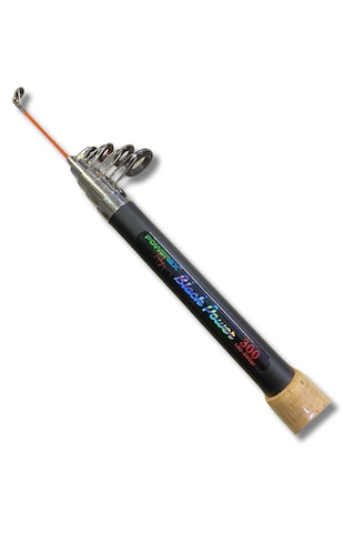 Powerex Black Power 3.00m. 150-200gr. Atarlı Uzun Sap Teleskopik Olta Kamışı 1