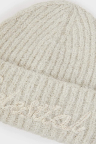 Defacto Kadın Nakışlı Bere F3157ax25wner2 Ekru-er2