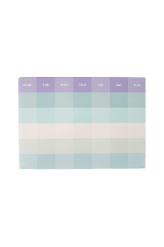 Pansy Daisy Paperways Palette Aylık Masaüstü Planlayıcı - Water Lilies Monet - Aylık Planlayıcı Açık Mavi