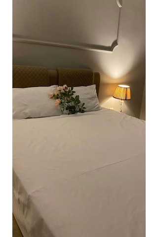 Otel Tipi 10 Adet Tek Nevresim, Çift Kişilik %100 Pamuk , 57 Tel 200x220 Beyaz