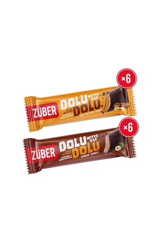 Züber Dolu Dolu Meyve Bar Deneme Paketi 30g X 12 Adet