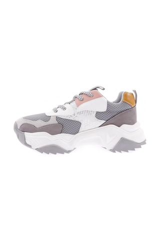 Dgn 65134-22y Kadın Bağcıklı Kalın Taban Sneakers Ayakkabı 65134-2027-R12558 Gri