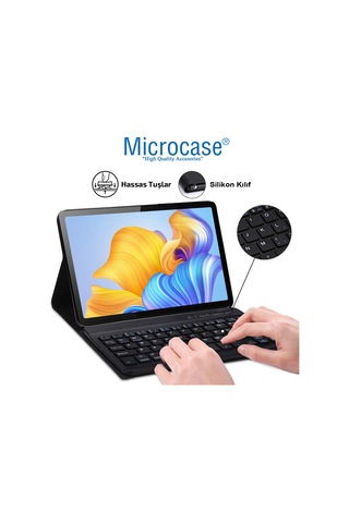 Huawei Uyumlu MatePad Pro 12.6 (2021) için BT Klavye ve Mouse+Kılıf-BKK6