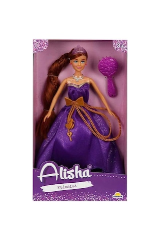 0835 Sun-rst-sıs-mnk Alisha Prenses Uzun Saçlı Aksesuarlı Bebek Set 29 Cm 3renk -sunman - Wugt-898131 1 Adet
