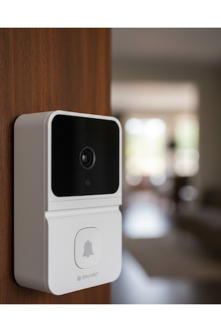 Wifi Akıllı Kapı Zili Kamera Gece Görüşlü Çift Yönlü Sesli 00534876
