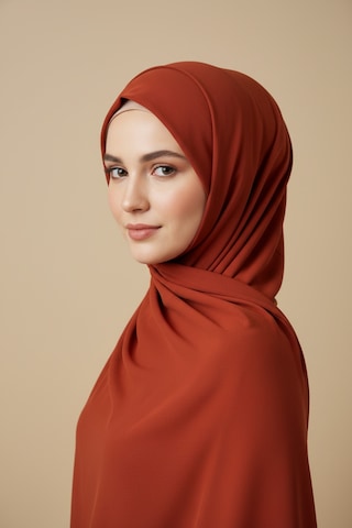 Eflatun Trend Medine İpeği Şal Tarçın