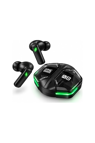 Sprange Gm-11 Bluetooth 6.0 Dijital Ekranlı Pro Oyuncu Tws Kablosuz Kulaklık Siyah