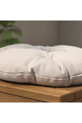 Ikea Kuddarna Dış Mekan Sandalye Minderi, Açık Gri-bej, 35 Cm