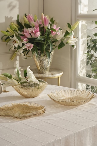 Karaca Home Jolie Dekoratif Tabak Gold 33 Cm