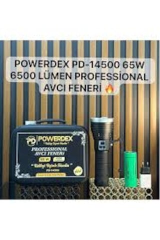 Powerdex Pd-14500 65 Watt Zoomlu Ve Şarjlı El Feneri
