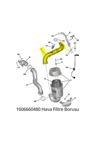 Hava Filtre Hortumu Boxer Iıı-jumper Iıı 2.2hdı Euro5 2013- 1606660480