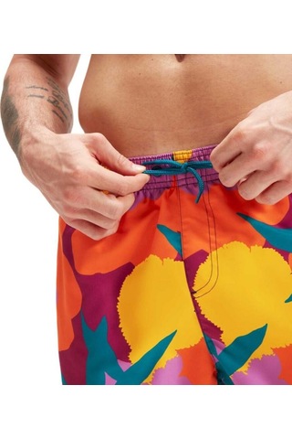 Speedo Digital Print Erkek Şort Mayo C-spe800330e5030- Sarı