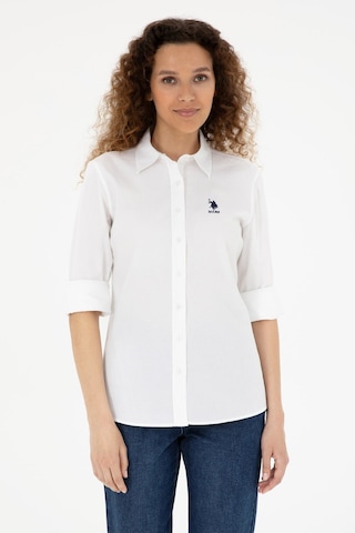 U.S. Polo Assn. U.s. Polo Assn. Kadın Uzun Kollu Gömlek 2086493 Beyaz
