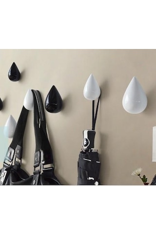 Sumedecor&Design Damla Şekilli Tek Duvar Askılık Modern Dekor Askı Duvar Süsü