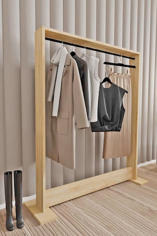 Decormet Salvitor Elbise Askısı Safir Meşe Safirmeşe