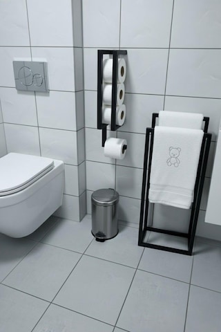 Todekhome Modern Banyo İkili Seti Mat Siyah