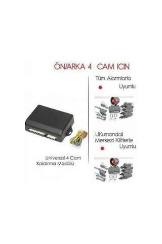 Oto Cam Kaldırma Modülü 4 Lü 12V.