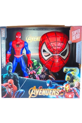 Ethem Oyuncak Örümcek Adam Maske Ve Figürü 8818-15-16-17