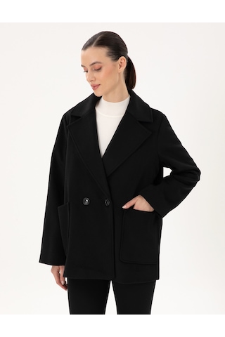 Pierre Cardin Kadın Siyah Kaban 50296074-vr046 Siyah