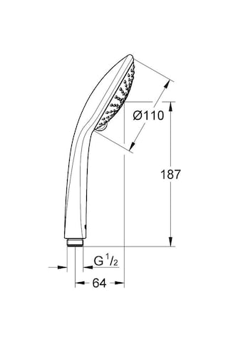 Grohe Euphoria El Duşu 3 Akışlı - 27222000 Diğer